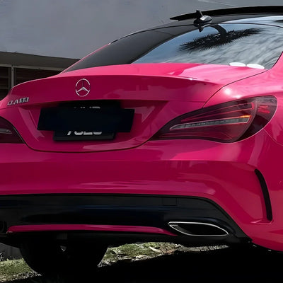 High Gloss Sorbet Pink Vinyl Wrap mercedes