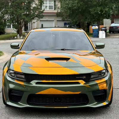 Chrome Solar Gold Vinyl Wrap front
