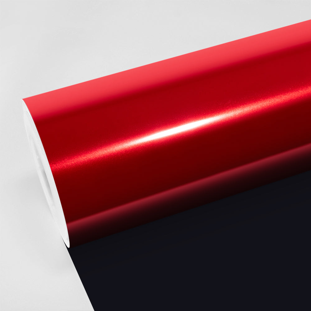 Chrome Inferno Red Vinyl Wrap