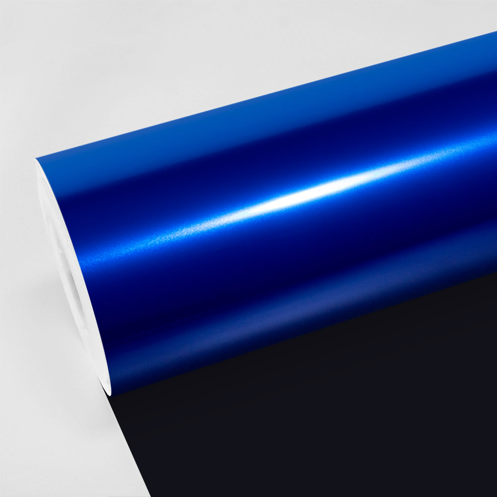 Chrome Indigo Vinyl Wrap
