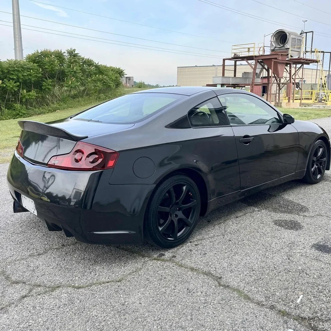 Customized wrapped in Gloss Metallic Ebony Sparkle Vinyl Wrap.