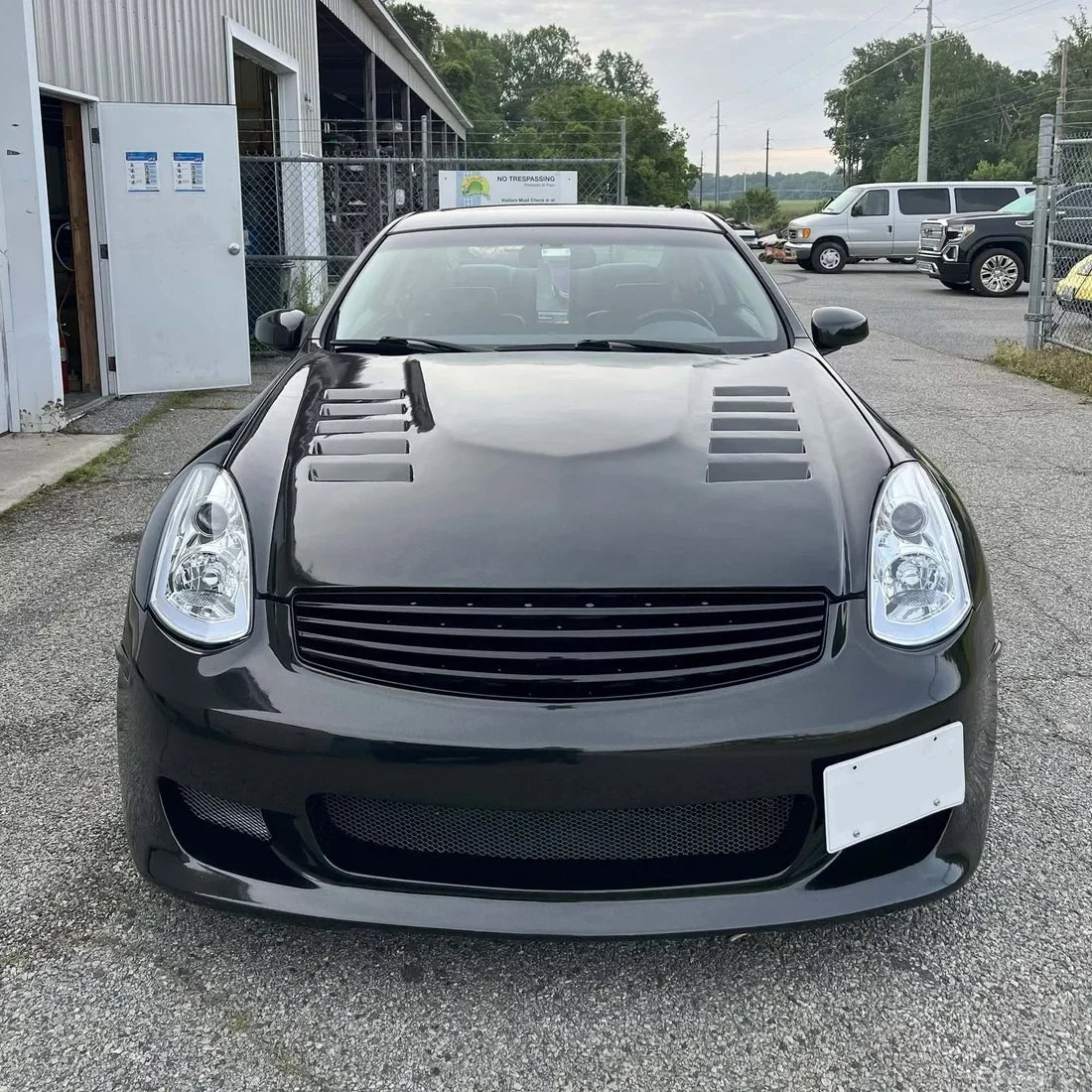 Gloss Metallic Ebony Sparkle Vinyl Wrap on a car.