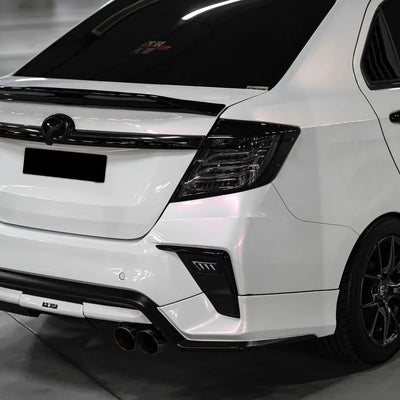 High-Gloss Chameleon Creamrose Pearl Vinyl Wrap side Light