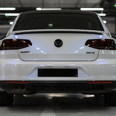 Gloss Light Blue Pearl Vinyl Wrap on Golf rear