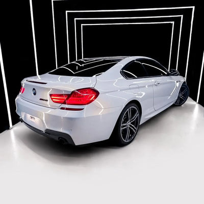 gold pearl white chameleon car wrap film on whole car