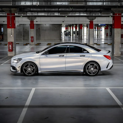 premium gold pearl white chameleon Vinyl car wrap