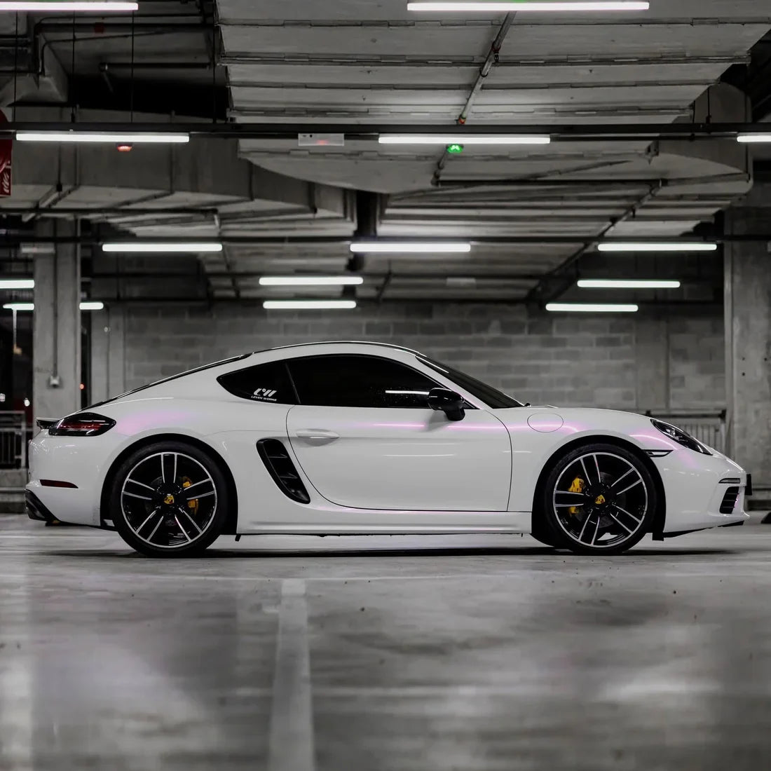 lavender pearl white chameleon vinyl wrap from complete side look