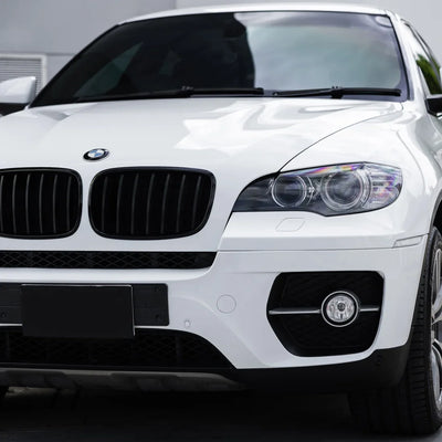 Frosted pearl white chameleon vinyl wrap