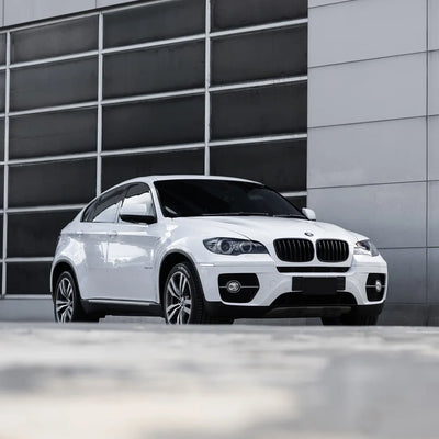 Frosted pearl white chameleon Vinyl Wrap on car