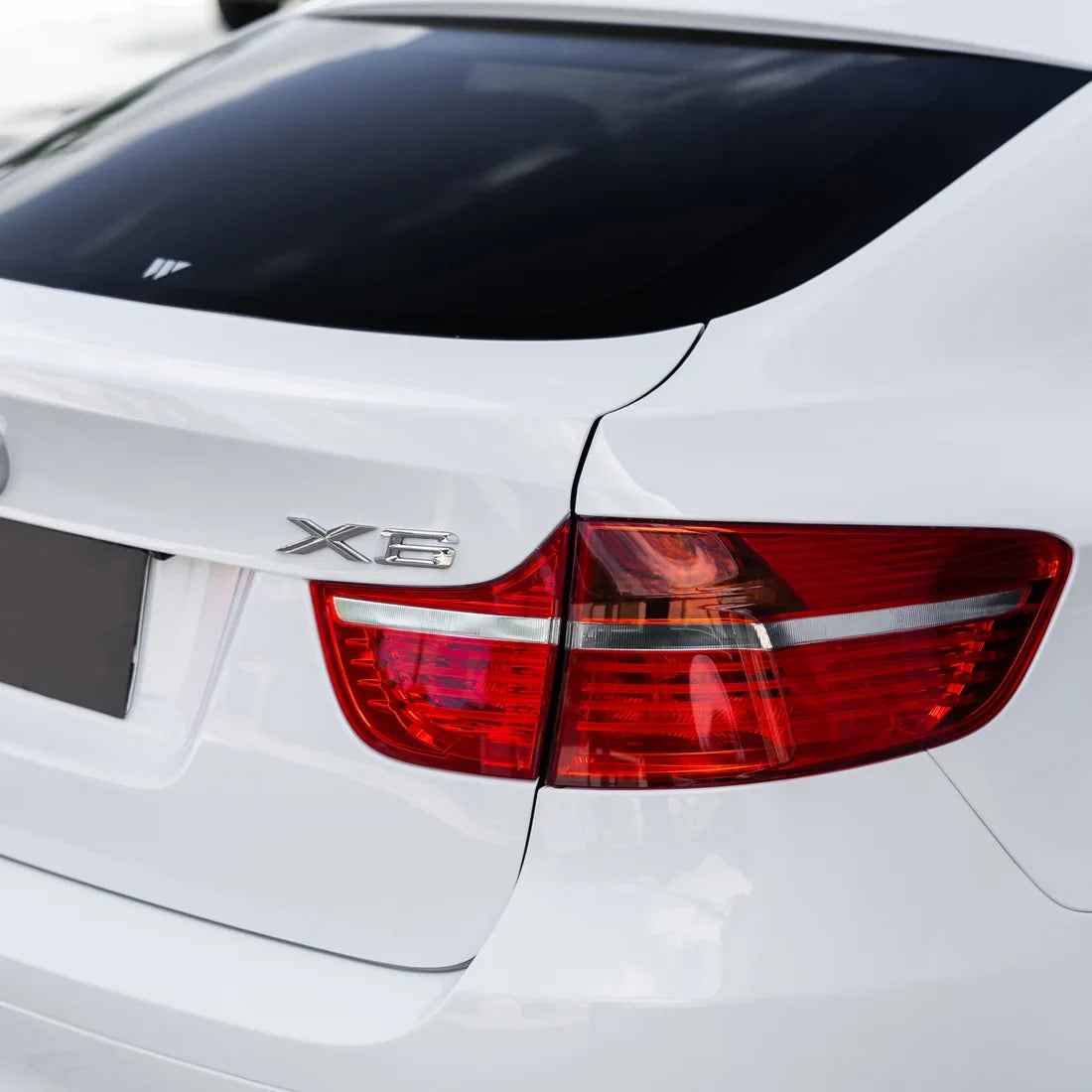 frosted pearl white chameleon vinyl wrap on bmw