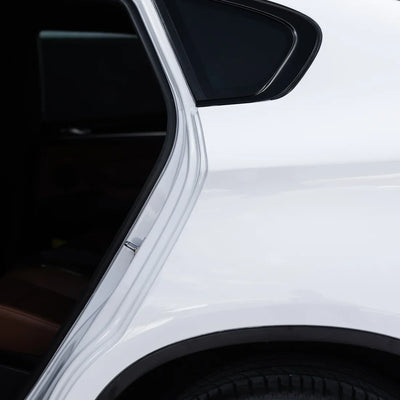frosted pearl white chameleon vinyl wrap Side View