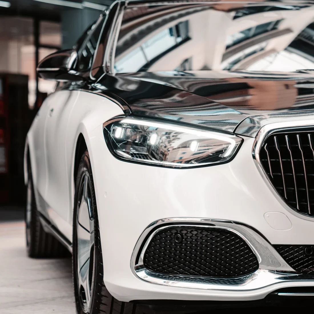 diamond white glitter glossy Vinyl Wrap
