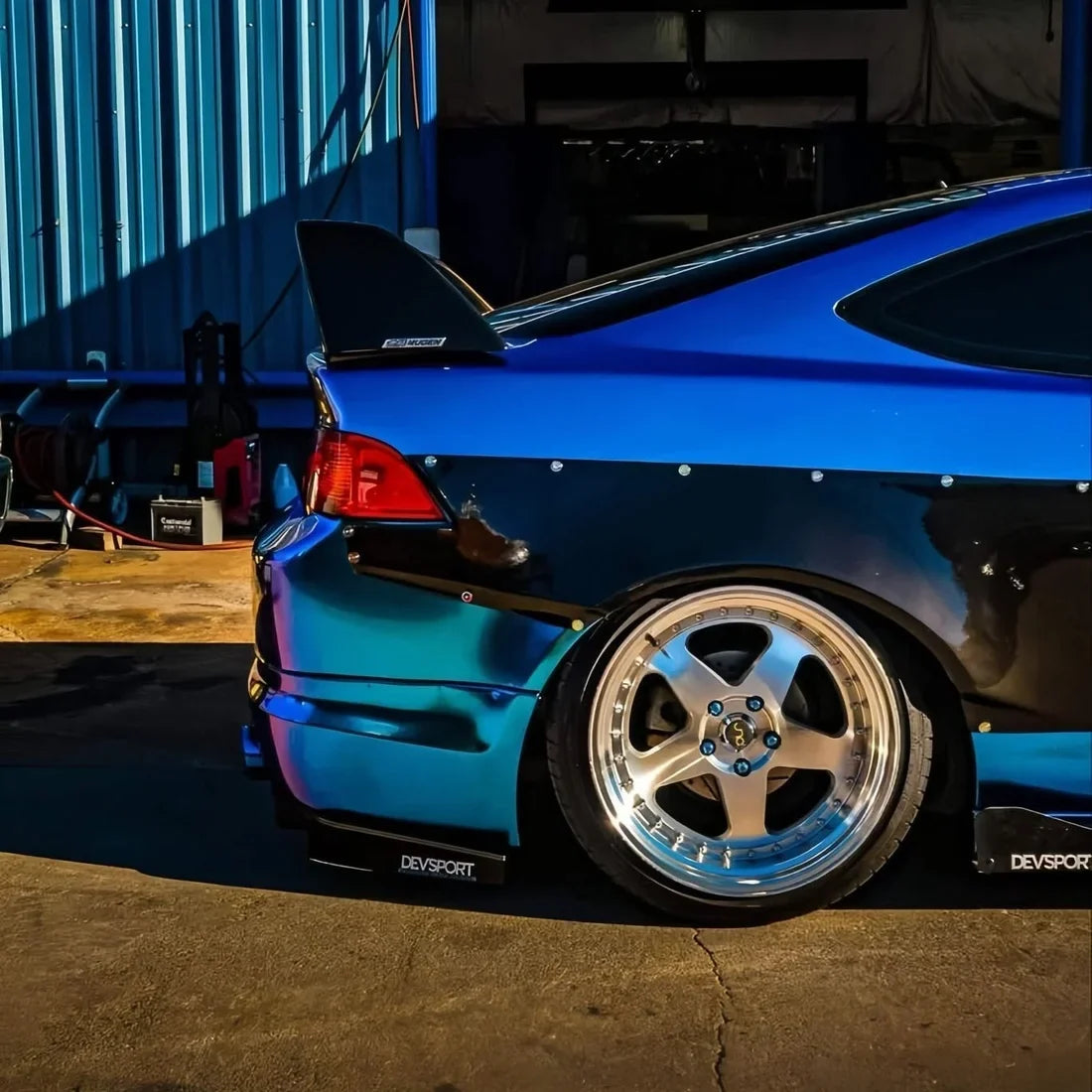 color shift chameleon purple blue gloss acura vinyl wrap