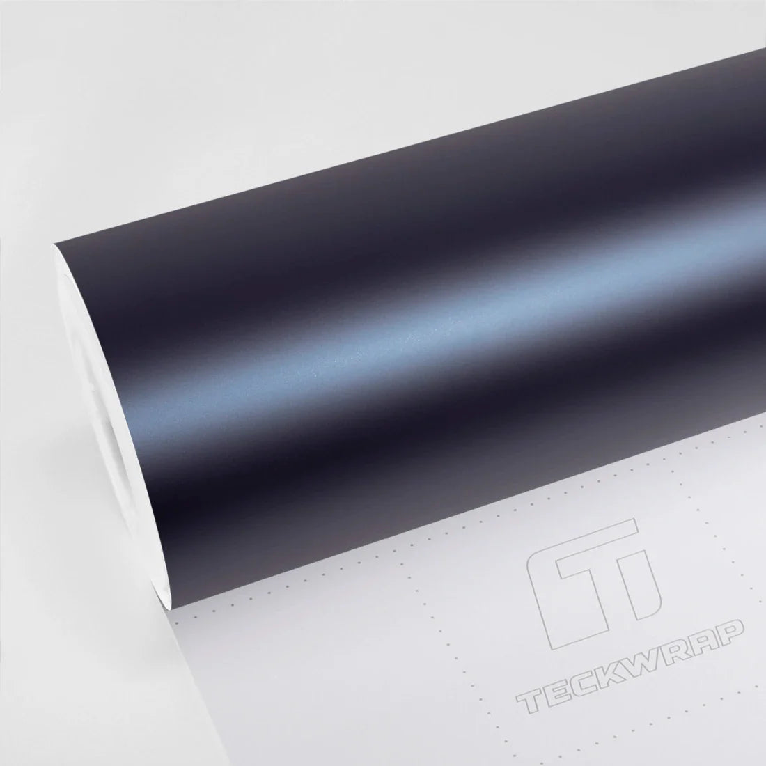 satin serge blue vinyl wrap
