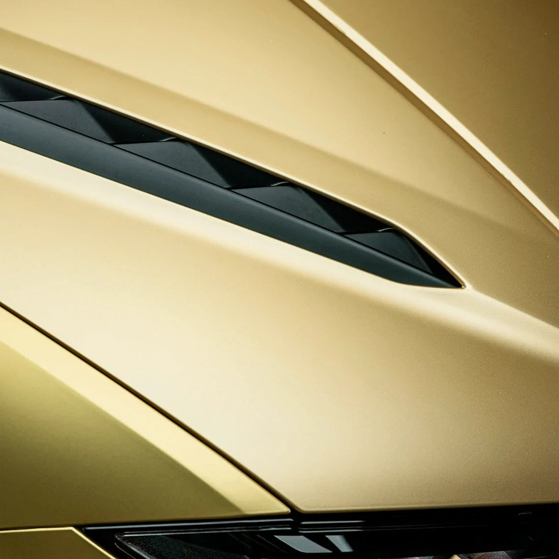 Satin Metallic Imperial Gold Vinyl Wrap