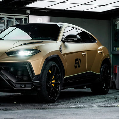 Lamborghini Satin Metallic Imperial Gold Vinyl Wrap