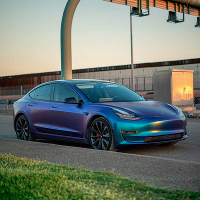Purple Indigo Malachite Vinyl Wrap