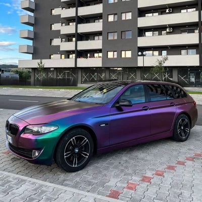 Purple Indigo Malachite  Vinyl Wrap side