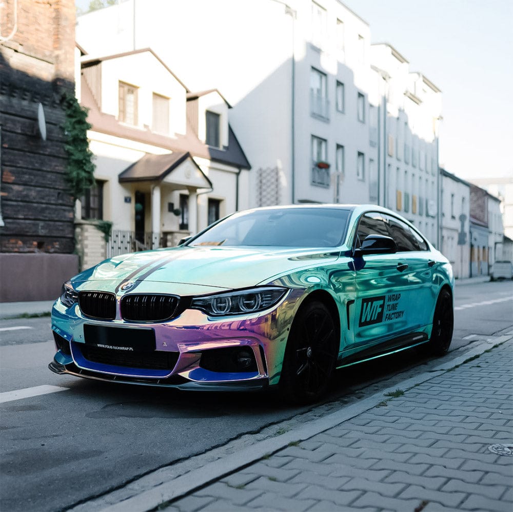 BMW 4 Series in Frozen Berry chrome wrap