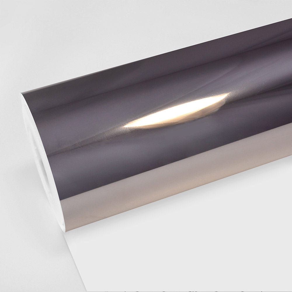 Jet Black Chrome Vinyl Wrap roll