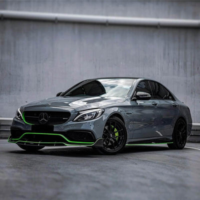 Mercedes-Benz wrapped in TeckWrap Gloss Amazon Grey vinyl wrap