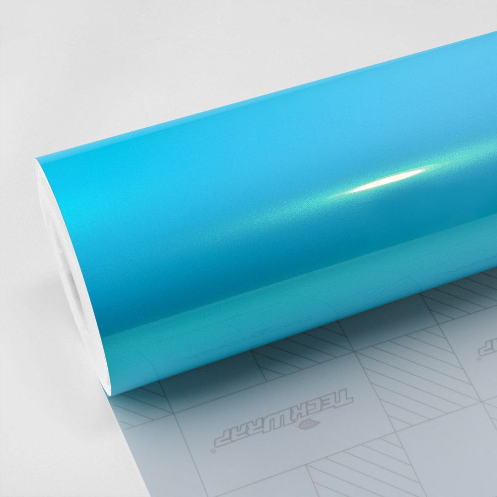 Gloss Caribbean Blue Vinyl Wrap