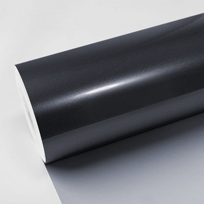 Glossy Dark Platinum Vinyl Wrap roll