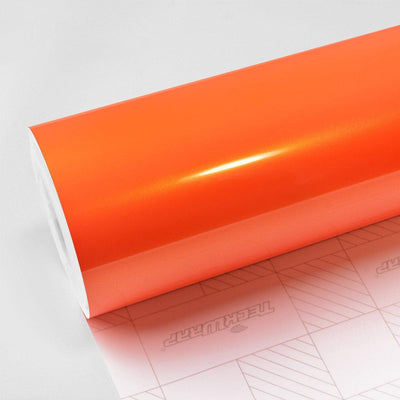 Deep Orange Gloss Vinyl Wrap