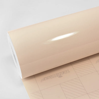 Ivory Cream Vinyl Wrap Gloss roll