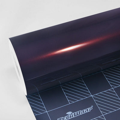 TeckWrap Gloss Burgundy Black Vinyl Wrap roll