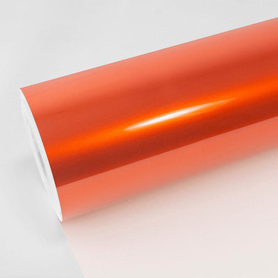 Glossy Paprika Orange Vinyl Wrap roll