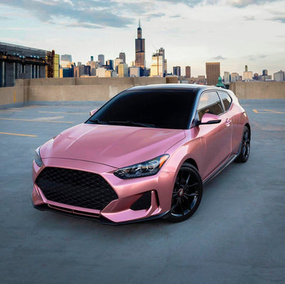Hyundai sporting Pink Gold Gloss Vinyl Wrap
