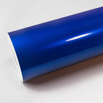 Roll of Royal Blue Gloss Vinyl Wrap