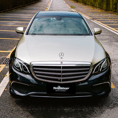 Mercedes-Benz featuring Silver Fern Gloss vinyl wrap
