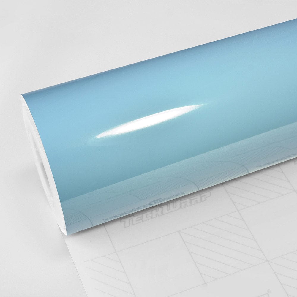 Gloss Yacht Blue vinyl wrap roll