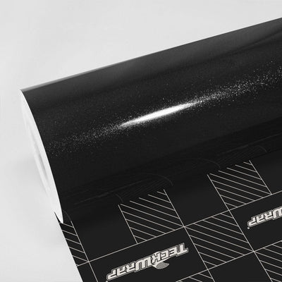 Gloss Metallic Ebony Sparkle Vinyl Wrap