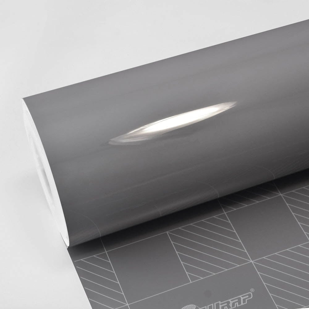 Roll of Gloss Battleship Grey  vinyl wrap