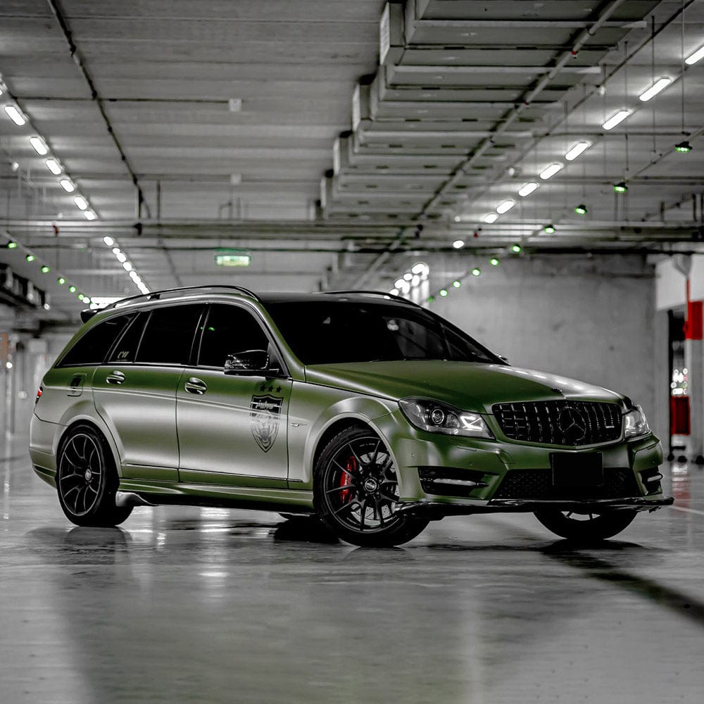 Military Green super matte vinyl wrap .