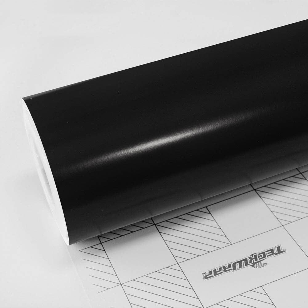 Roll of Sable Black Matte Vinyl Wrap