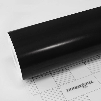 Roll of Sable Black Matte Vinyl Wrap