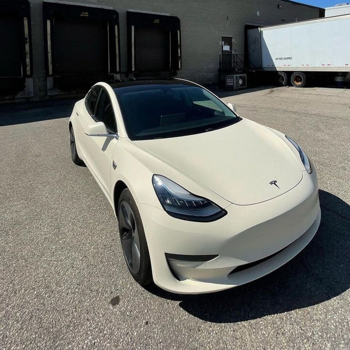 elegantly wrapped in Vanilla Cream Matte Vinyl