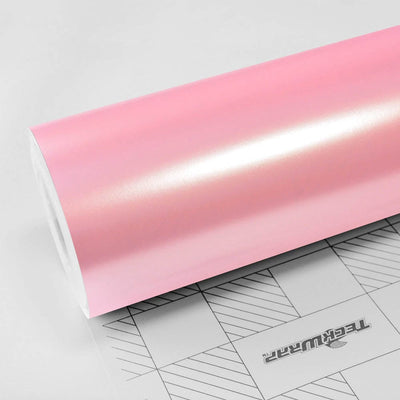 Cherry Blossom Pink Satin Vinyl Wrap Roll
