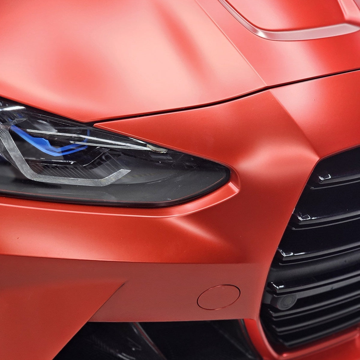 Satin Crimson Red Vinyl Wrap