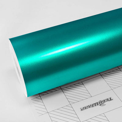 Emerald Green Satin Vinyl Wrap roll