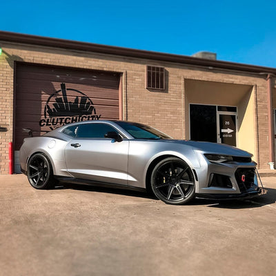 Chevrolet Camaro in Gunmetal Grey satin vinyl