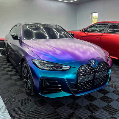 Matte Purple Blue Vinyl Wrap