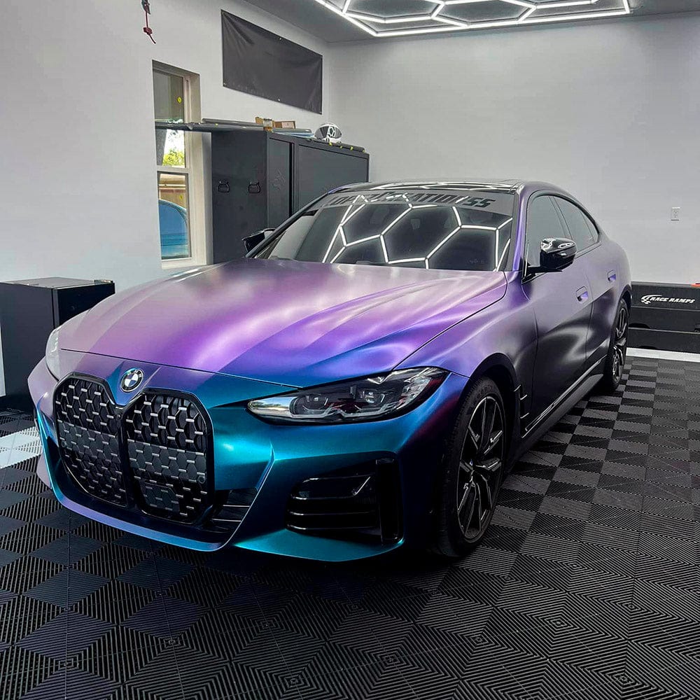 Matte Purple Blue Vinyl Wrap