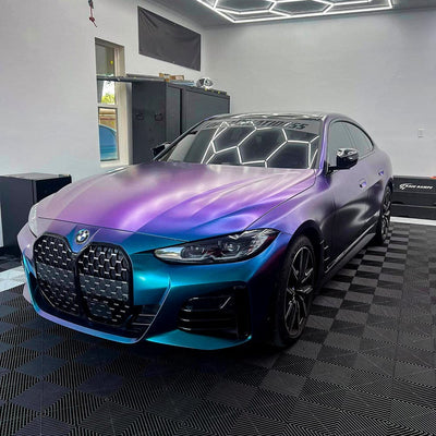Matte Purple Blue Vinyl Wrap