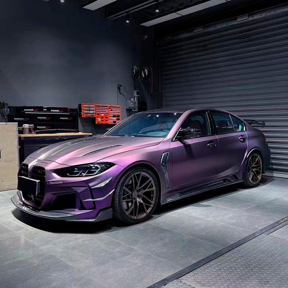 BMW Satin Venetian Violet vinyl wrap
