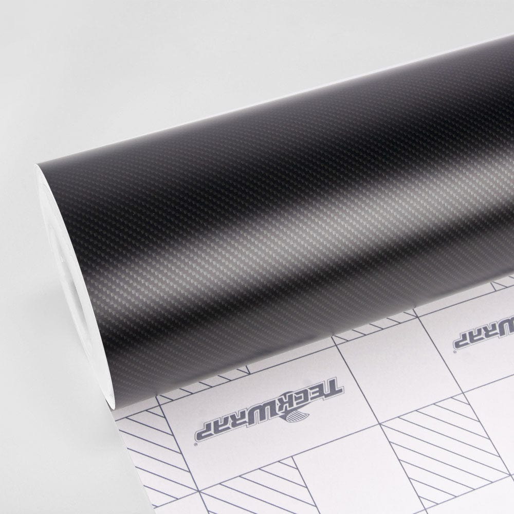 Roll of Matte Ceramic Carbon Vinyl Wrap